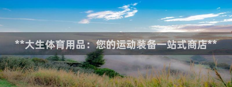 欧陆娱乐官方网站入口：**大生体育用品：您的运动装备