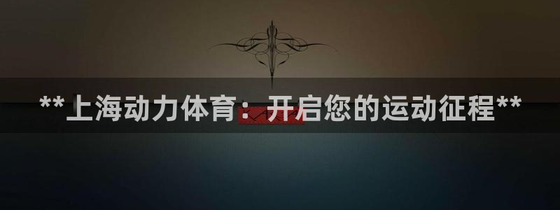 欧陆娱乐注册链接：**上海动力体育：开启您的运动征程