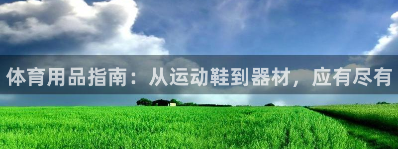 欧陆娱乐登录官网：体育用品指南：从运动鞋到器材，应有