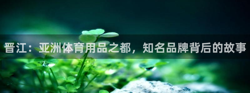 欧陆娱乐平台咋样赚钱的：晋江：亚洲体育用品之都，知名