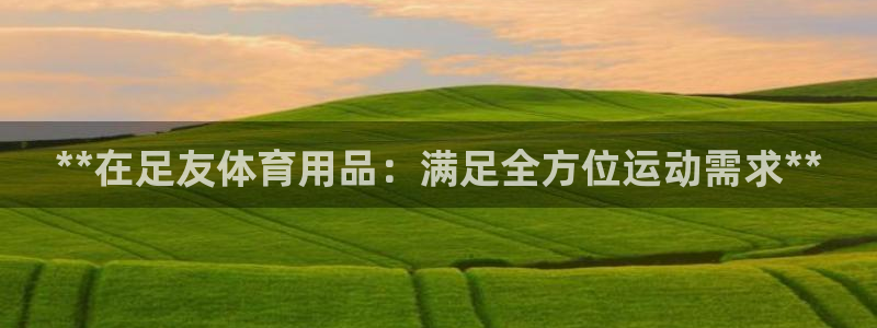 欧陆娱乐注册代理多少钱一年：**在足友体育用品：满足