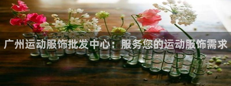 欧陆娱乐百科：广州运动服饰批发中心：服务您的运动服饰需求