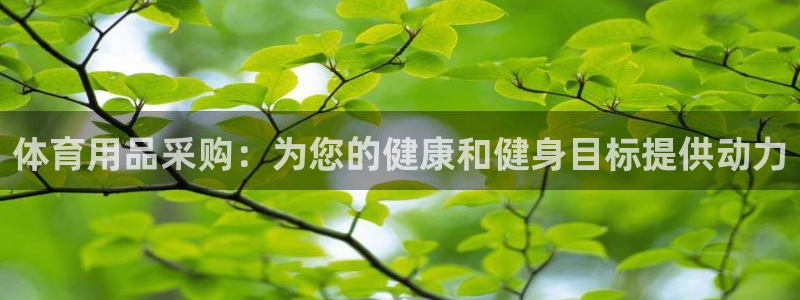 欧陆娱乐太阳：体育用品采购：为您的健康和健身目标提供