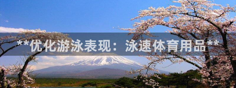 欧陆娱乐公司产品介绍图片：**优化游泳表现：泳速体育